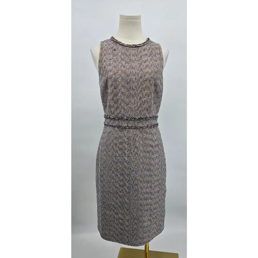 J Crew Classic Feminine Workwear Twinkle‎ Tweed Sheath Dress